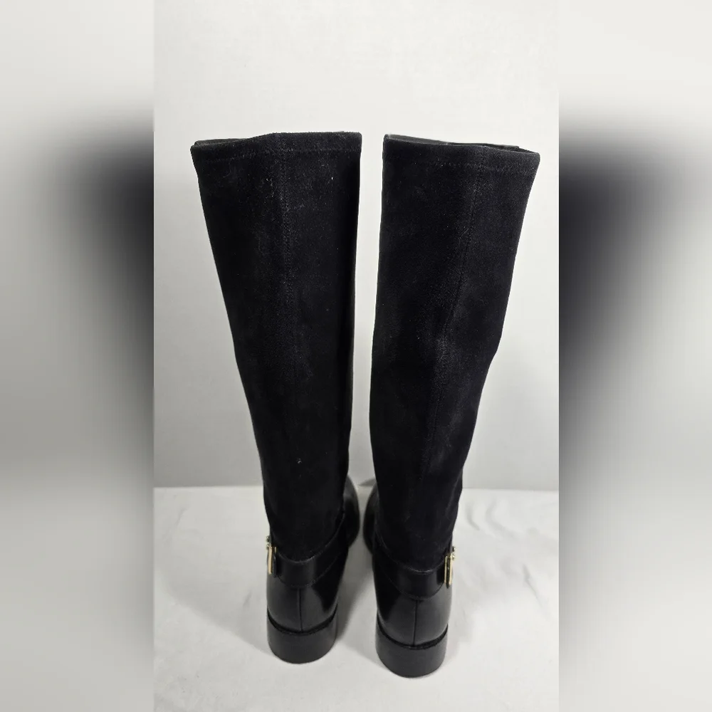 Cole Haan Women's Leather Knee High Boots Size 7B Black